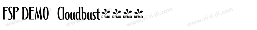 FSP DEMO   Cloudbust字体转换